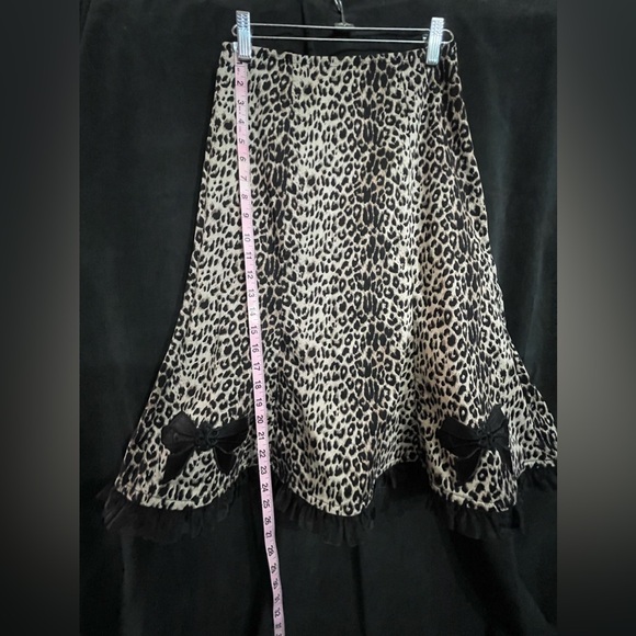 Mode Merr retired Leopard Bow Skirt - Picture 2 of 4